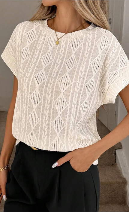 Kimono long aztèque manches larges Blanc Ivoire bohème femme plage festival KOELEX