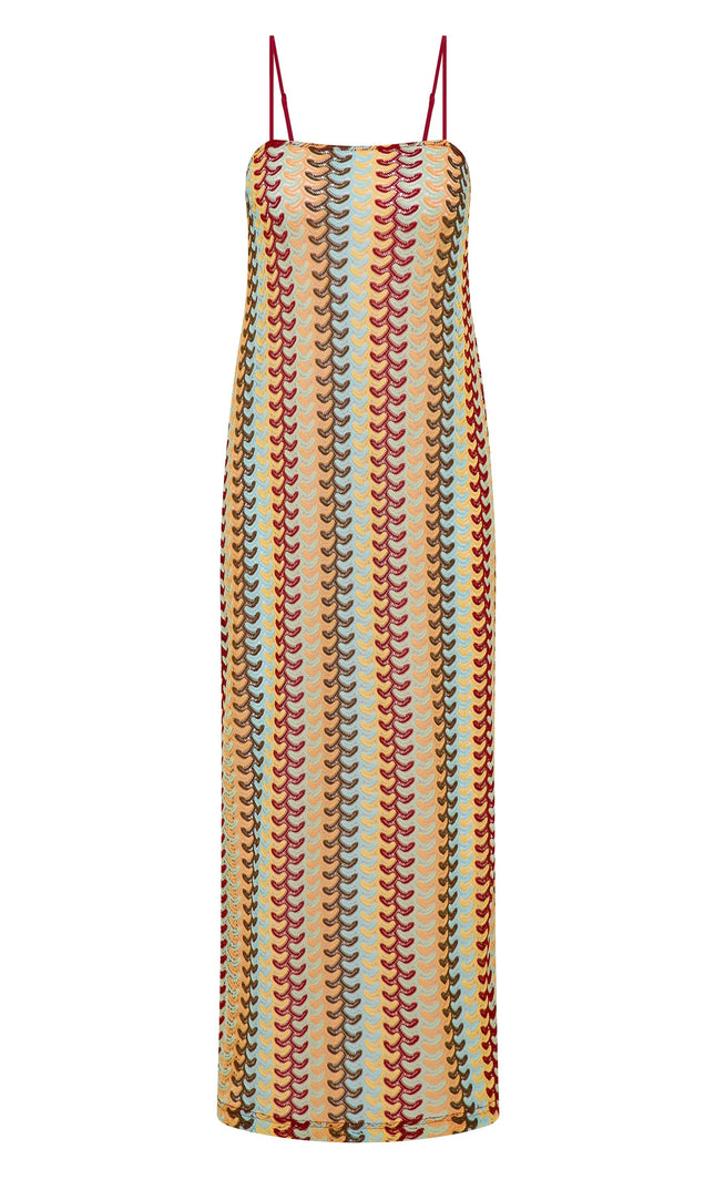 Robe longue Clara couleur cabana