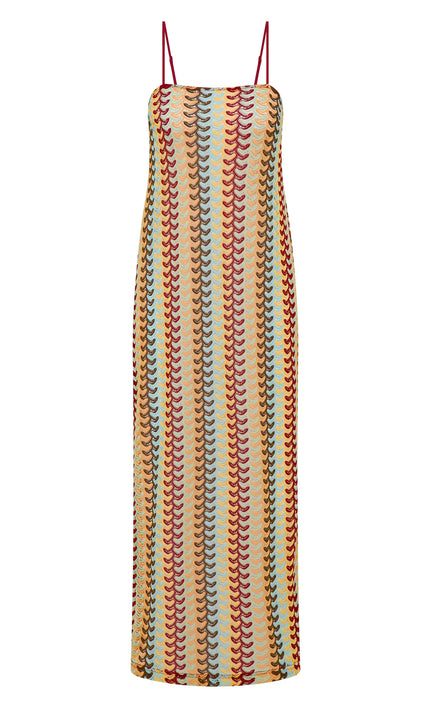 Robe longue Clara couleur cabana