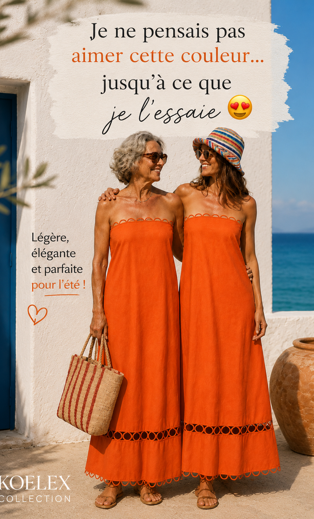 Robe Gina couleur Spritz