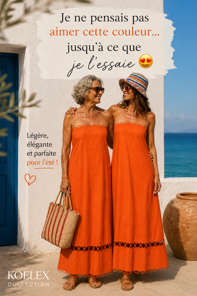 Robe Gina couleur Spritz