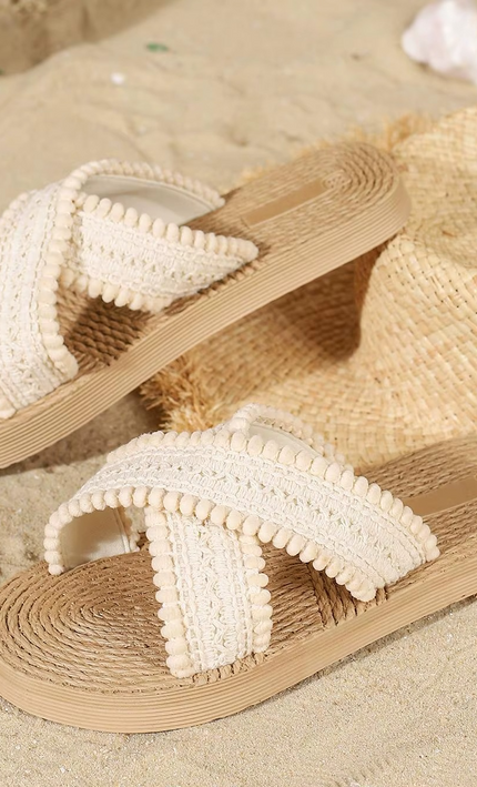 Sandales Plateforme Boheme Crocheteees Croisees | Style Bohème Femme | KOELEX