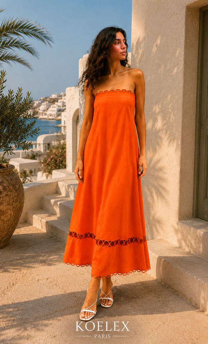 Robe Gina couleur Spritz